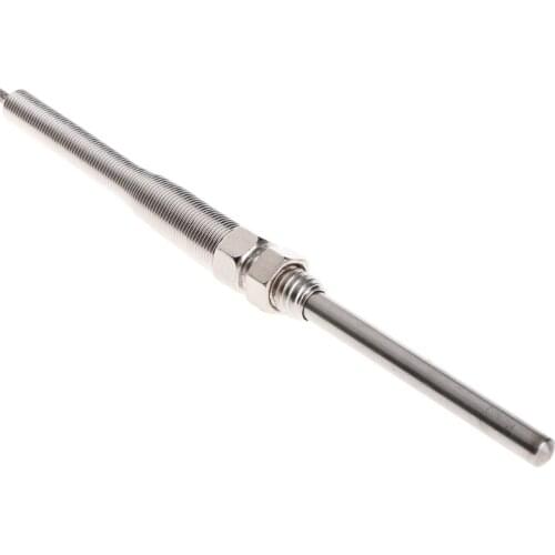 1M K-Type Thermocouple Probe 5mm x 50mm 2Wire M8 Thread 3.3Ft Temperature Sensor