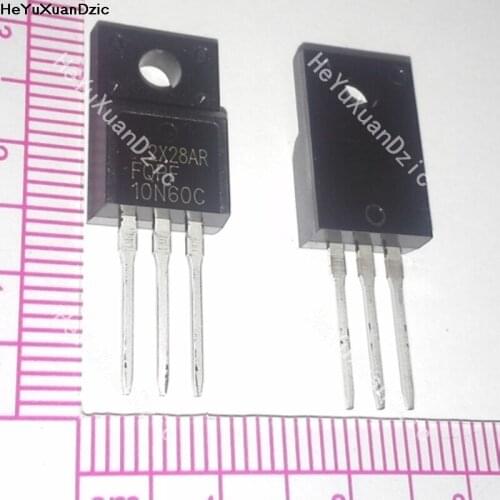 10Pcs/ lot FQPF10N60C FQPF10N60 10N60C 10N60 TO-220F 10A 600V MOSFET MOS FET New Original Product