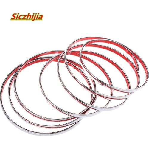 15m DIY chrome sticker automatic body decoration for SEAT Ibiza Leon Toledo Arosa Alhambra Exeo FR Supercopa Mii Altea Cordoba