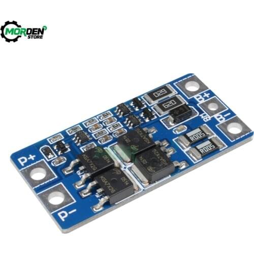 2S 10A 7.4V 18650 lithium battery protection board 8.4V balanced function/overcharged protection