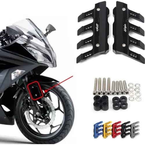 For HONDA Silver Wing GT400 GT600 Motorcycle CNC Accessories Mudguard Side Protection Block Front Fender Anti-Fall Slider