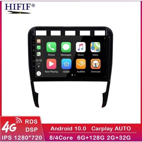 Carplay 2DIN Android 10 Car Radio For Porsche Cayenne 2002-2010 WIFI GPS Navigation FM Bluetooth Car Multimedia Player Head Unit