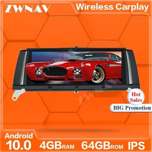4G+64GB Android 10.0 screen Car Multimedia Player For BMW X3 2013 2014 2015 GPS navigation Auto Audio Radio stereo IPS head unit