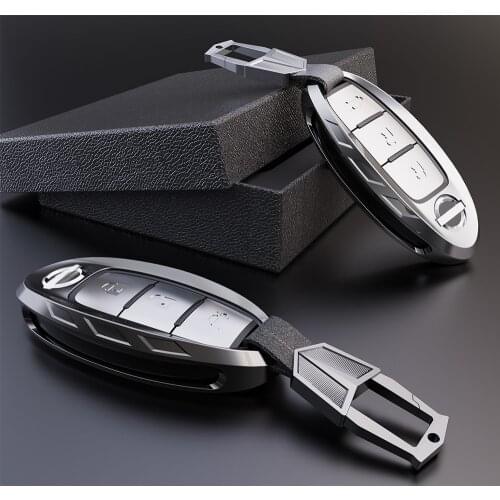 Aerospace zinc alloy Car Key Case Cover For Nissan Qashqai J10 J11 X-Trail t31 t32 kicks Tiida Pathfinder Murano Note Juke
