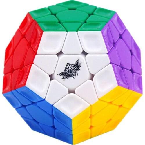 Cyclone Boy Rainbow Megaminx 3x3 Stickerless 12 Said Megaminxeds 3Layers Speed Cube Professional Cubo Magico Puzzle Toy