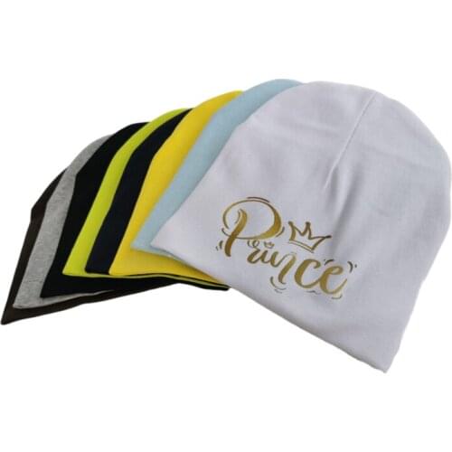 New Baby cotton crown prince polo Hat Cotton Spring Autumn Toddler Hat for Boys Girls Cap Winter Warm printed Color Children Hat