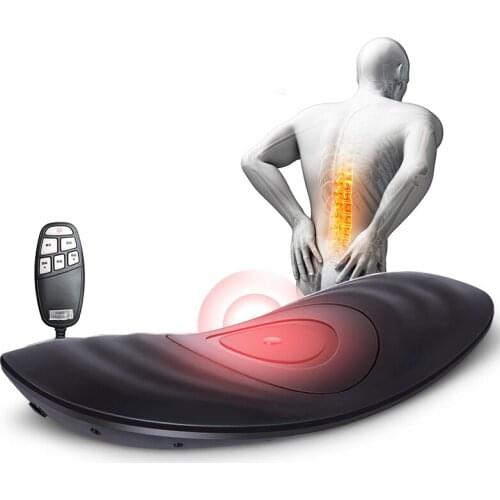 Infrared Electric Lumbar Traction Device Waist Back Massager Vibration Massage Lumbar Spine Support Waist Relieve Waist Fatigue