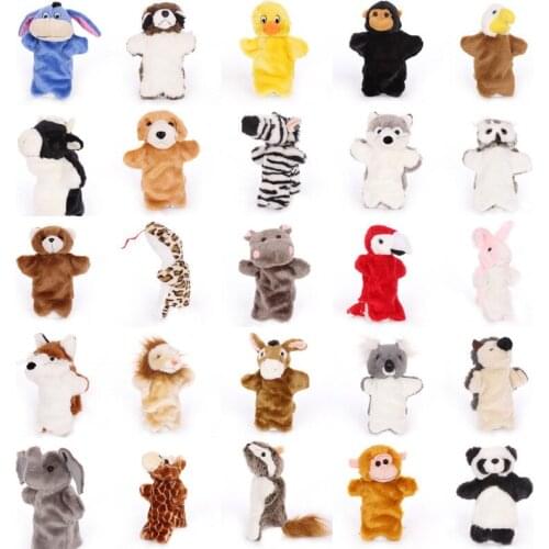 Interactive puzzle Plush puppet Simulation animal Early education 27cm Variety of soft good quality birthday Christmas gift kid