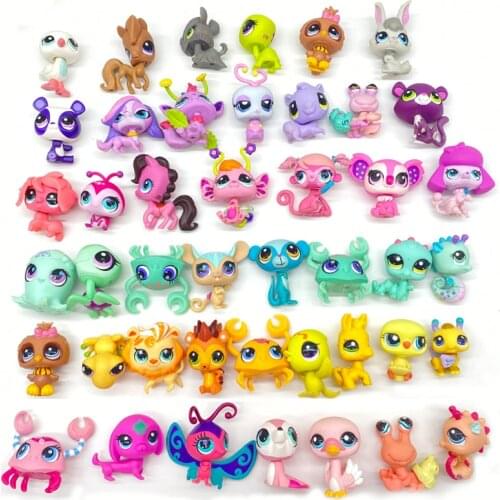 Pet shop Collection Figure Collie Dog unicorn Cat Squirrel Rabbit Tiger Animals Cute Figure Toys for Kid Gift