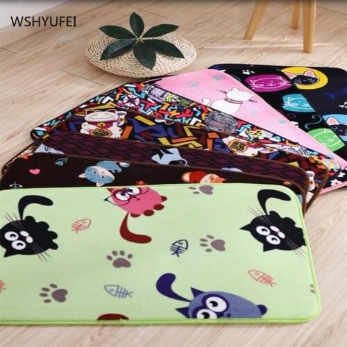 Kitchen Entrance Bedroom Carpet Bathroom Waterproof Toilet Water Absorbent Bathroom Floor Mat Household Non-slip Blanket