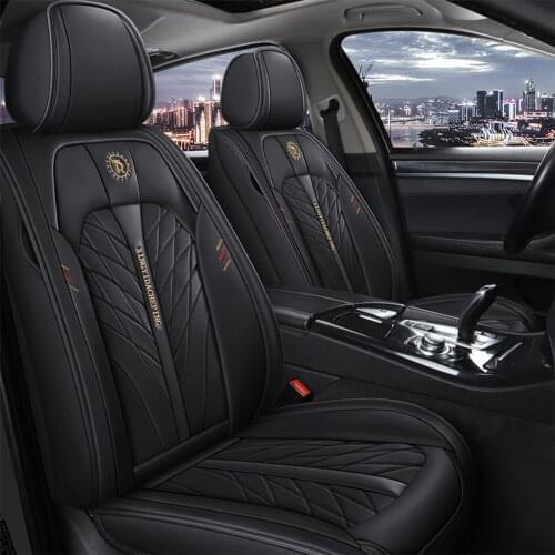 Leather Car Seat Cover for Hyundai i40 Creta Getz Santa Fe Solaris i30 Tucson Kona ioniq ix35 i10 Veloster Grand Car Accessories