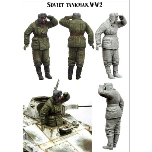 [tusk model]1/35 Scale Unassembled Resin figures resin model Kits E163