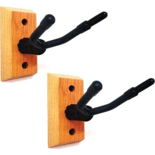 Violin Wall Mount Hanger Hardwood Violin Hanger with Bow Holder for Home and Studio
