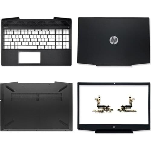 NEW For HP Pavilion 15-CX Series Laptop LCD Back Cover/LCD Front bezel/LCD Hinges/Palmrest Upper Case/Bottom Case L20314-001
