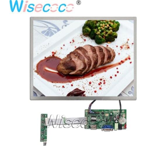 Wisecoco 15 inch 1024*768 IPS TFT LCD Screen Panel LVDS with VGA Controller Driver Board M150GNN2 R1 R2 R3