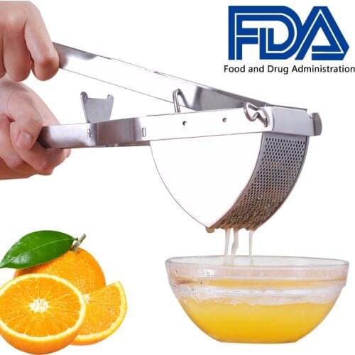 Manual Potato Press Stainless Steel Press Potato Masher Masher Fruit Lemon Juicer Masher Kitchen Juicer Tool Kitchen Tools
