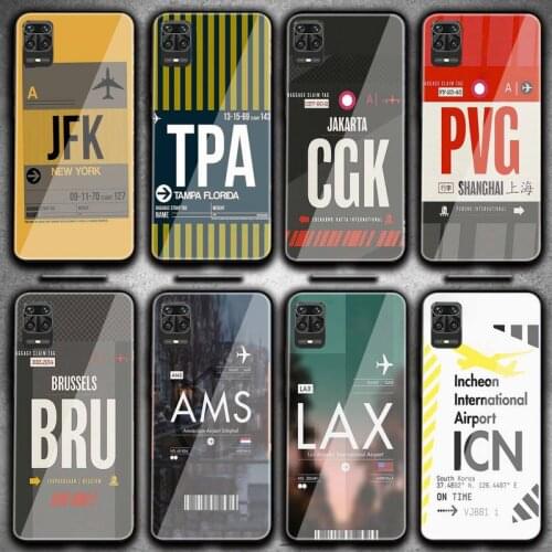 Boarding Pass Air Ticket Silicone Phone Case For Redmi 4X 5 5plus 6 6A Note 4 5 6 6pro 7 Xiaomi 6 8se MIX2S Note3 Tempered Glass