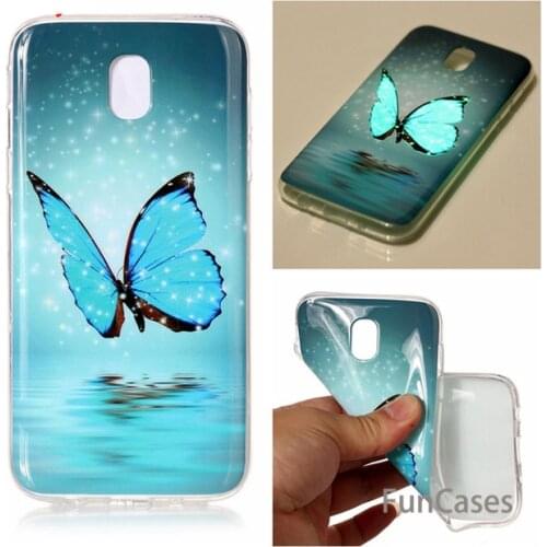 Luminous Cartoon Cell Phone Case for Samsung galaxy S6 S7 edge S8 Plus S5 Neo Note8 Grand J3 J5 J7 Prime Pro A3 A5 A8 duos Cover