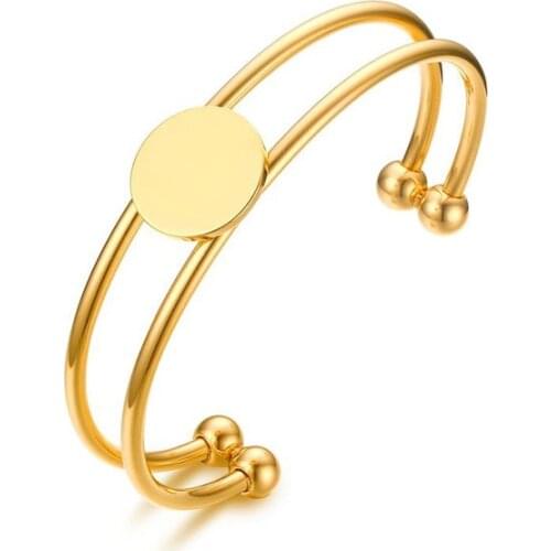 Temperament Chain Bracelets for Women Gold Color Stainless Steel Arrow Links Chic Girl Streetwear Ornaments