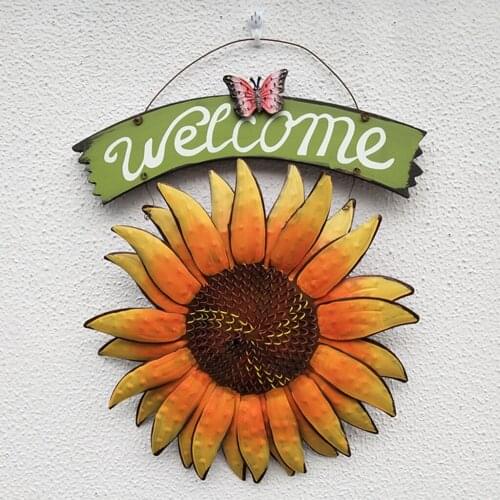 Vintage ing Welcome Sign Wall Plaque Front Door Wreath ing Decor Indoor Outdoor Decoration