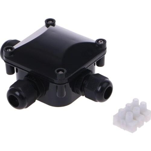 Waterproof IP 68 Junction Box 3 Cable & Wire Protection Building DTY Connectors