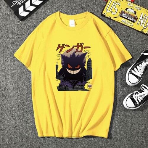 Japanese Streetwear T-Shirt Hip Hop Short Sleeve Tshirt Harajuku Great Ramen Off Kanagawa Cartoon T Shirt Men and Women