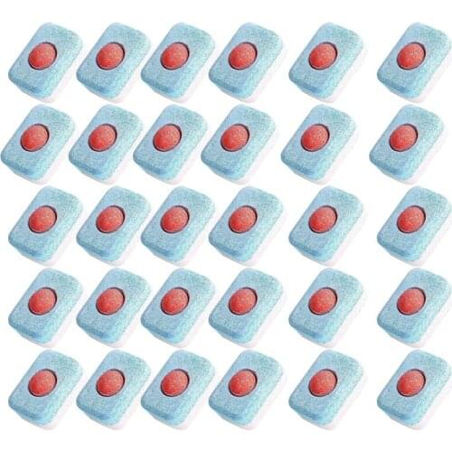 30Pcs Dishwasher Detergent Tablet Dish Tabs Cleaning Dishwashing Concentrated Rinse Block