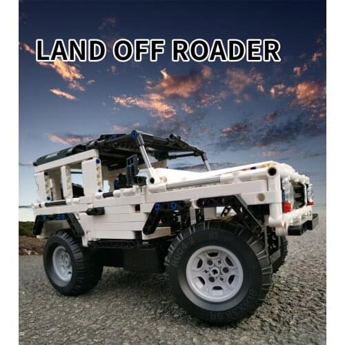 533Pcs Defender Remote Control Car Building Blocks For Technical RC Block Car Model SUV City Brick Toys For Children Boys