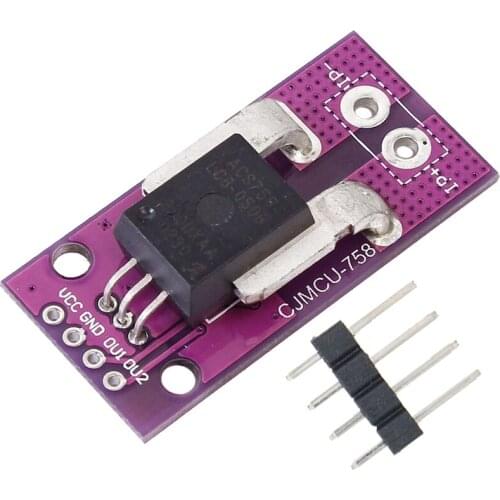 ACS758LCB ACS758LCB-050B-PFF-T CJMCU-758 Hall Current Sensor Current Module NEW Diy Kit Electronic PCB Board Module