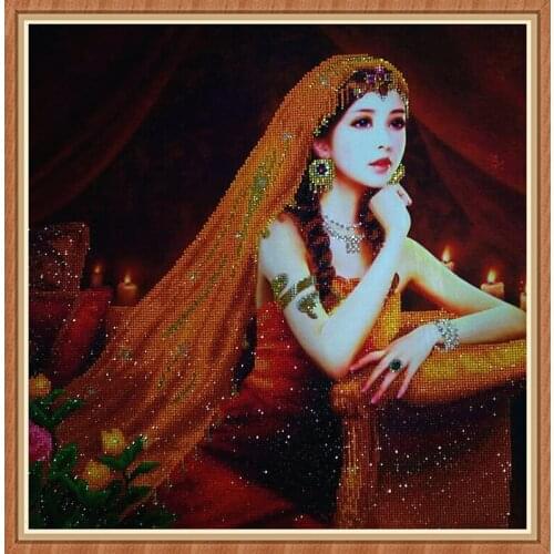 Special Shaped Diamonds Stones Painting Girl Pastes for Mosaics Round Diamond Embroidery Cross Stitch Needlework