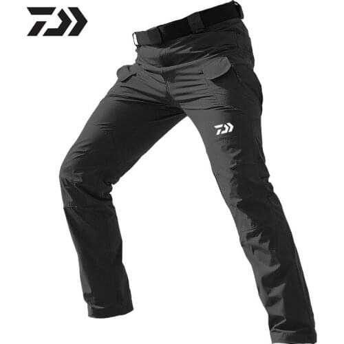 Daiwa Pants Men Spring Autumn Fishing Pants Outdoor Casual Fishing Clothes Multi-pocket Breathable Hiking Pant Fishing Clothing