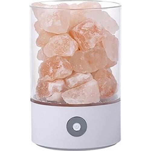 Himalayan natural salt lamp air purifier with USB crystal lamp, environmental creator, indoor heating lamp, bedroom lava lamp