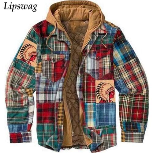 Lipswag Men's Long Parkas