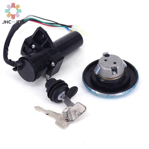 Motorcycle Lockset Ignition Key Switch Steering Fuel Gas Cap Seat Lock Keys For YAMAHA YBR125 2005 2006 2007 2008 2009