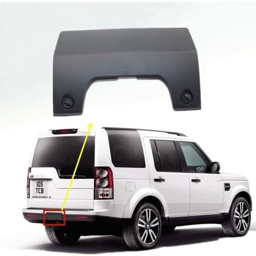 For Land Rover Discovery LR3 LR4 Rear Bumper Towing Eye Hook Cover Trailer Trim Cap Plate with Clips