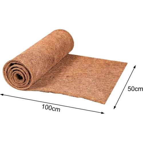 Natural Coconut Fiber Coconut Fiber Mat Flowerpot Decoration Safe pet Reptile Animal Carpets Such As Tortoises Lizard Coco Liner