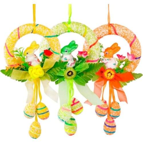 Easter basket Cute Rabbit Hanging Ornament for Easter Decoration Happy Easter Egg Baskets party Decor Bunny 31DA for home deco