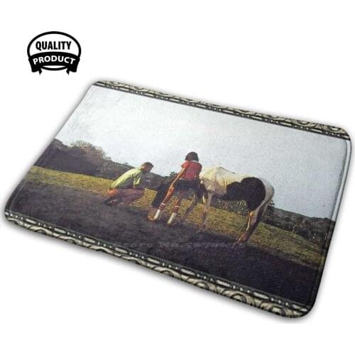 Gatun 1981 Comfortable Door Mat Rug Carpet Cushion Horse Gatun Saddle Club Gatun Canal Zone Panama