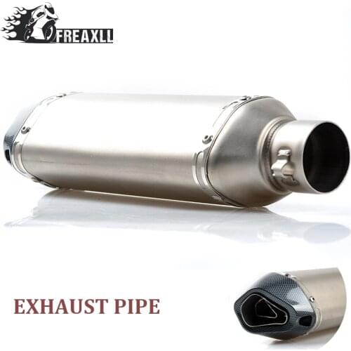 Universal muffler exhaust motorcycle pipe Exhaust Modify motorcycle Exhaust Muffler ATV dirt bike For Suzuki Honda Fit 36-51MM