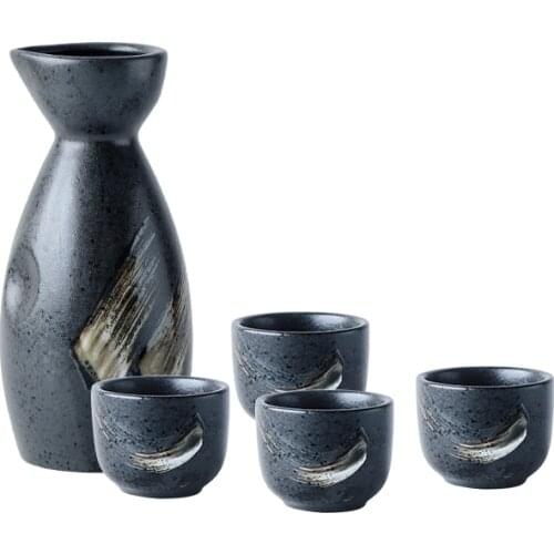 Japanese Ceramic Sake Wine Set Wine Dispenser Creative Hip Flask Home Drinking Set