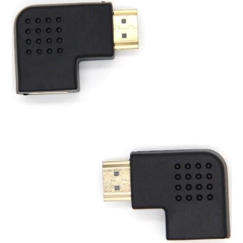 90 Degree HDMI-compatible Adapter Converter Male To Female M/F Right/Left Angle Adapter Converter