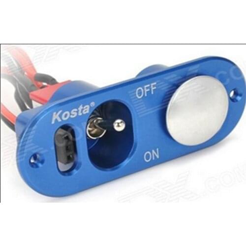 Kosta RC Hobby Accessories Heavy Duty Single Powe Switch W/ Fuel Dot For RC Airplane Engine Part