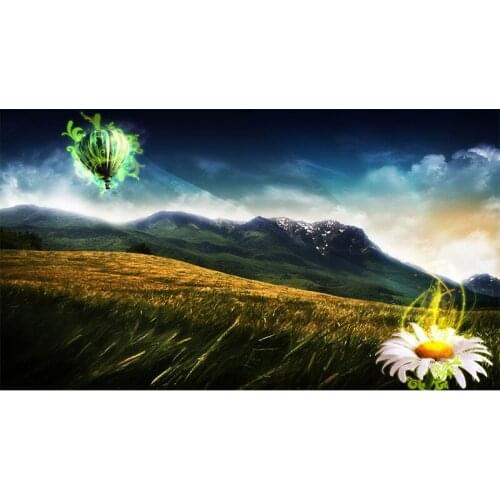 Full Round drill 5D DIY Diamond embroidery Landscape Flowers Diamond Painting Cross Stitch Rhinestone Mosaic decoration