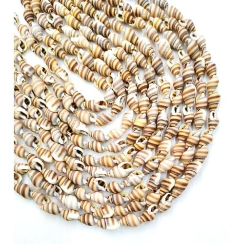 Natural Shell Beads Fine Conch Yellow Conch Small Conch Loose Beads Used for Jewelry DIY Necklace Bracelet Earring Accessories