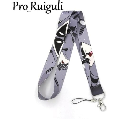 30pcs Raccoons Bear Neck Strap Lanyard keychain Mobile Phone Strap ID Badge Holder Rope Key Chain Keyrings cosplay Accessories