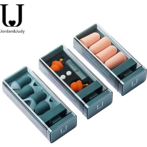 Jordan Judy Soundproof Earplugs Mute Professional Noise Reduction Silicone Foam Sleep Travel Earplugs for Bedrooms&Dormitories