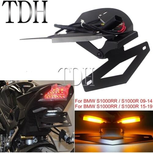 2009-2019 LED Turn Signal Fender Eliminator Kit Rear Tidy Fender Bracket for BMW S1000RR S1000 2009-2014 2015-2019