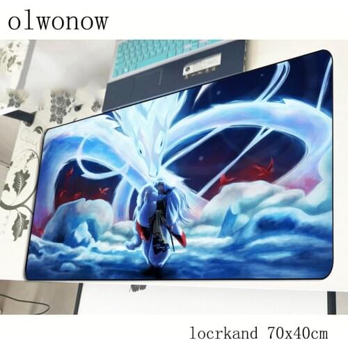 Inuyasha mouse pad 70x40cm thick mousepads best gaming mousepad gamer New arrival large personalized mouse pads keyboard pc pad
