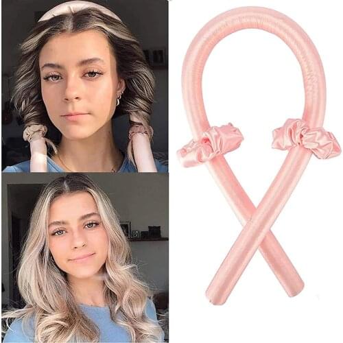 Heatless Curling Rod Headband Lazy Curler Curling Ribbon Silk Curling Ribbon Heatless Hair Curling Ribbon DIY Hair Styling Tools