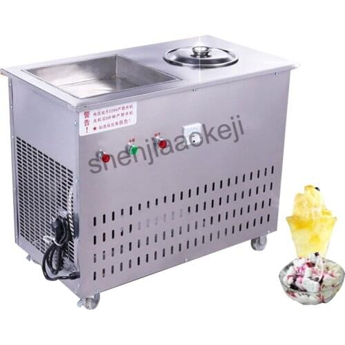 Fried ice machine Stainless Steel fried yogurt machine Commercial Fried ice cream equipment 220v 1500w